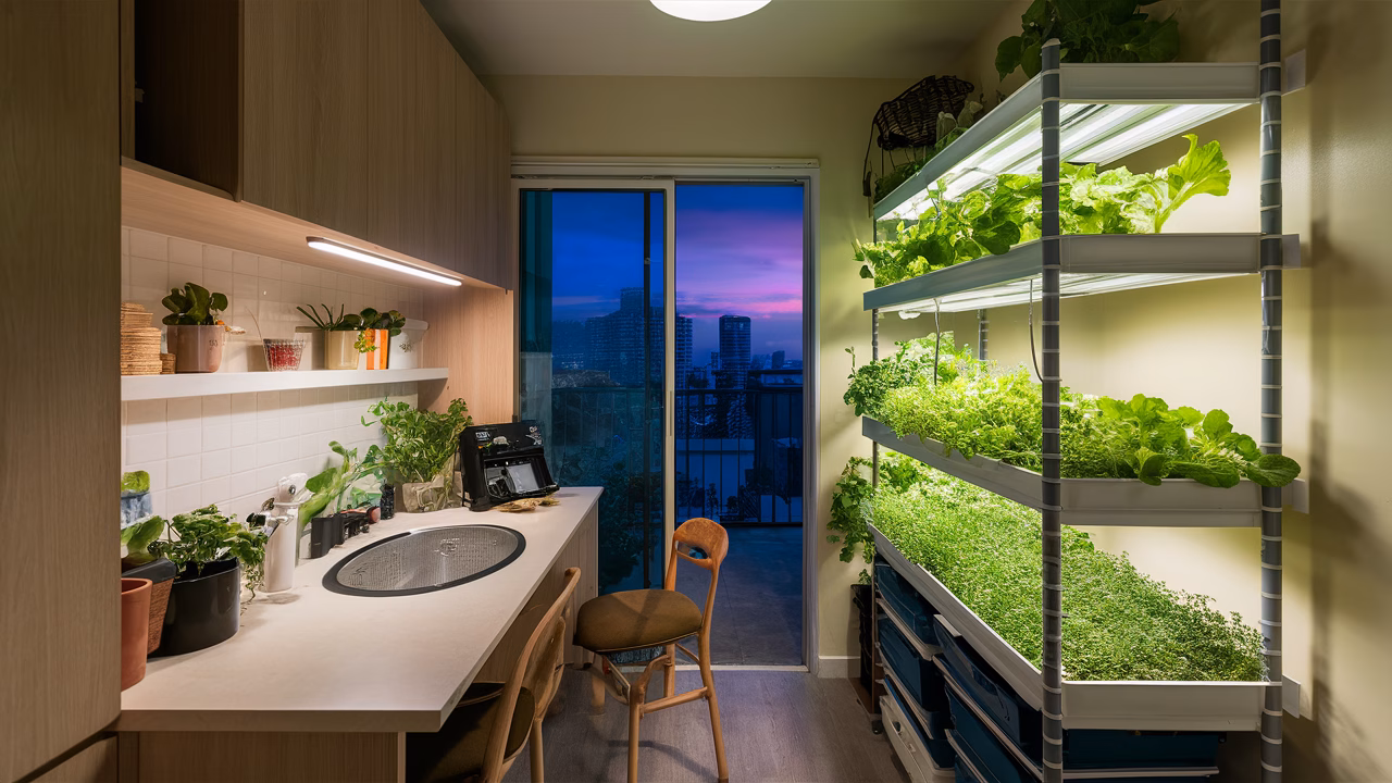 Indoor Planting Equipment for HDB Indoor gardening system for HDB