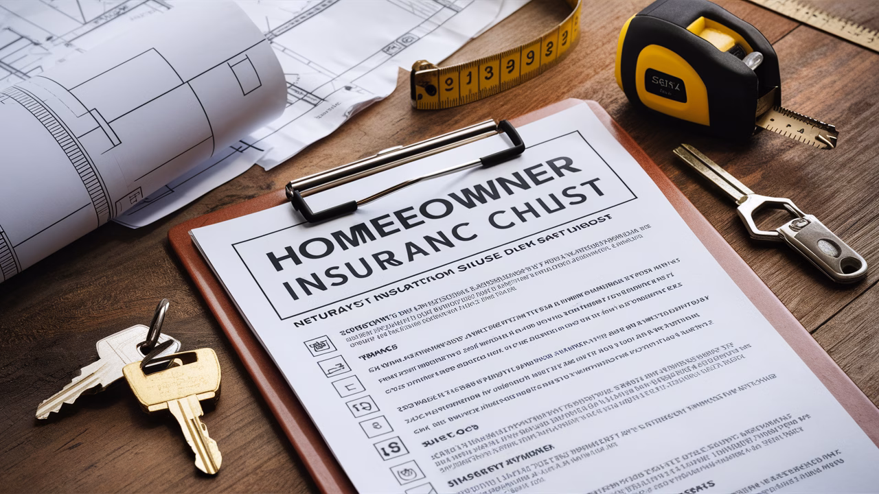 Homeowner reviewing renovation coverage checklist Checklist for renovation insurance coverage