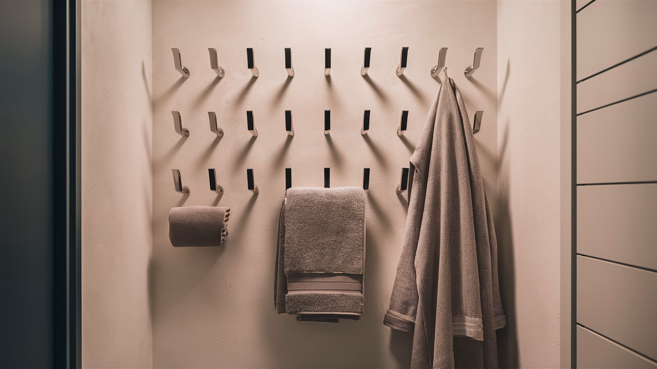 Bathroom hook organization ideas DIY hooks for bathroom organization