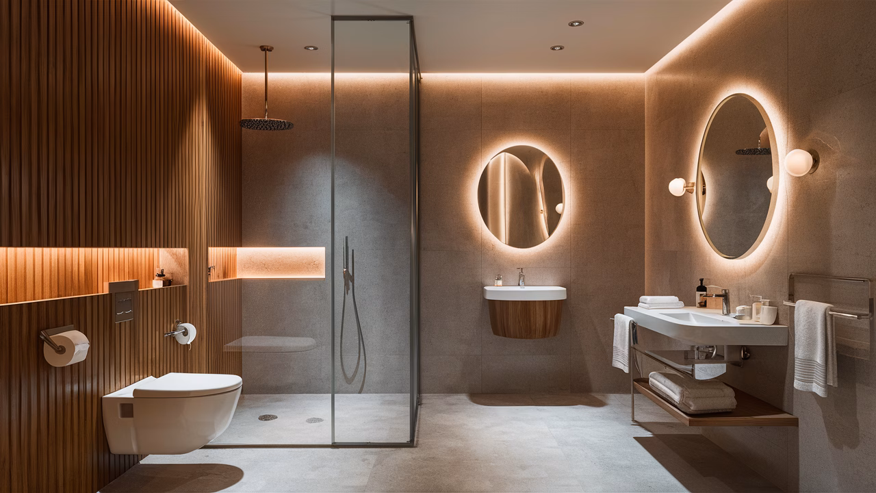 Planning a tall-friendly bathroom layout Bathroom measuring for tall person